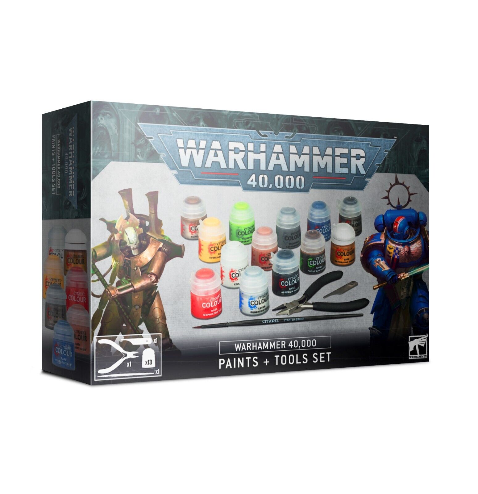 Games Workshop Warhammer 40k Paints And Tool Set
