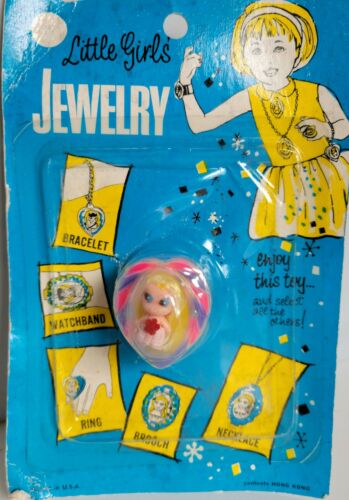 Vintage Mattel Liddle Kiddle Clone Little Girls Ring Jewelry Kiddle In Package