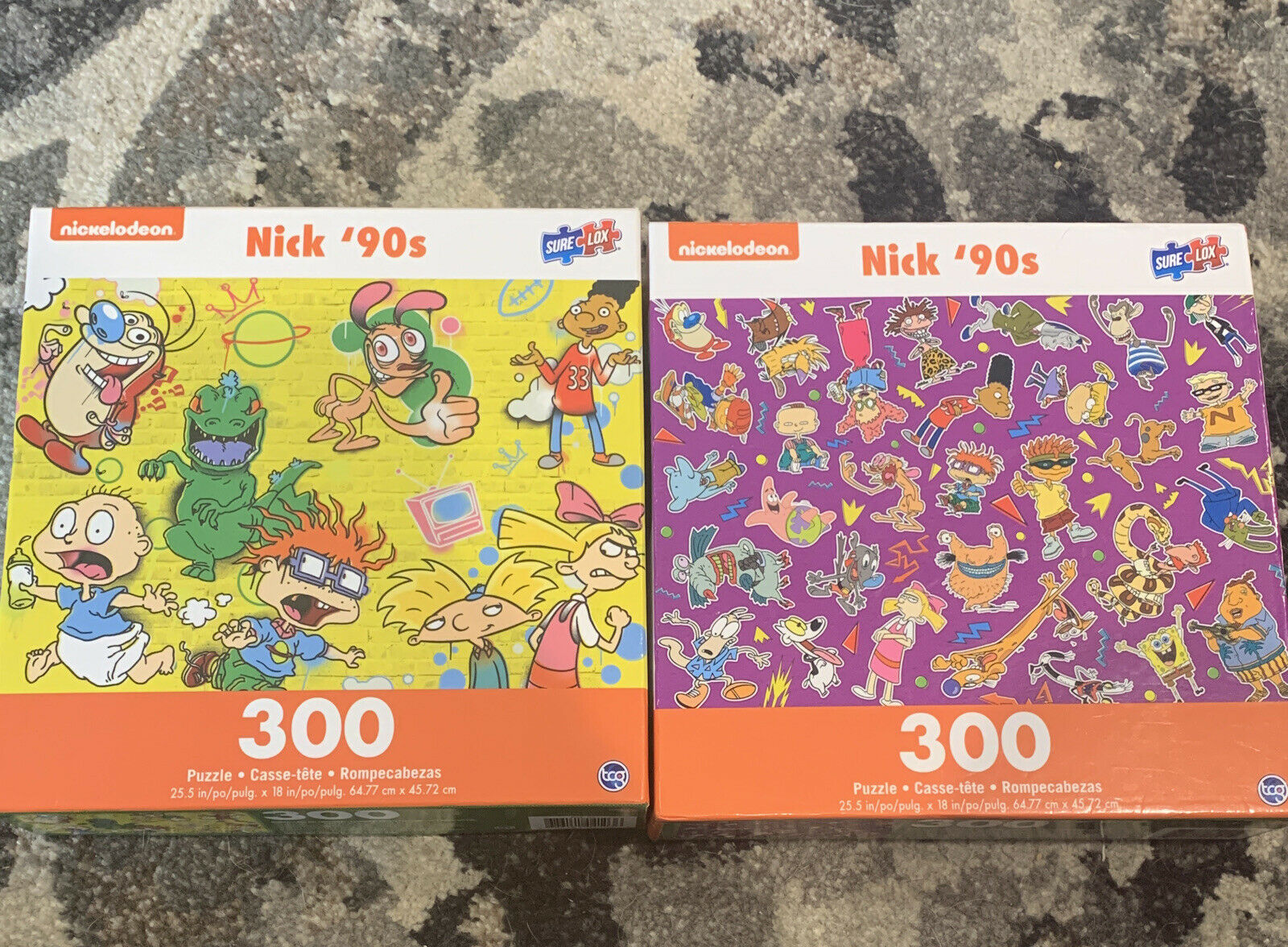 Nib Nickelodeon Nick 90's Retro Collection 300 Piece Puzzle "street Art" #04103