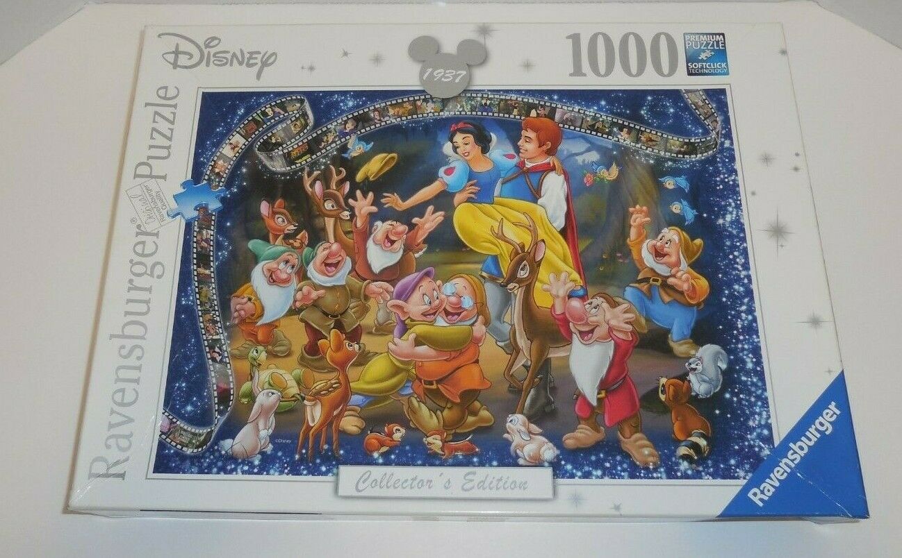 Disney Ravensburger Puzzle 1008 Pieces Snow White Complete 196746 Pre-owned