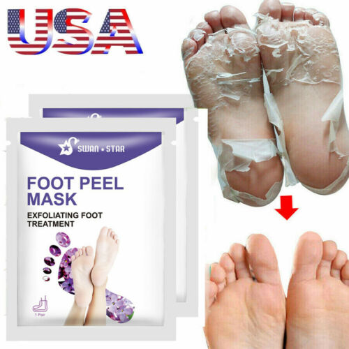 2pairs Foot Peeling Mask Exfoliating Feet Peel Mask Remove Dead Skin Calluses