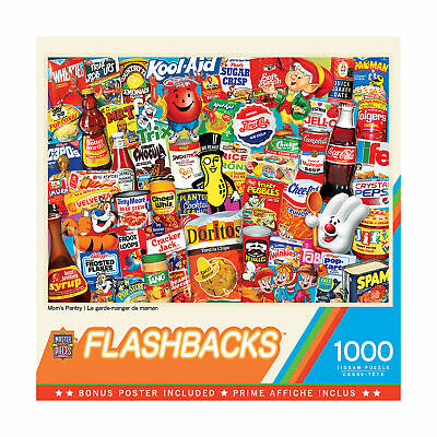 New - Masterpieces Puzzles Flashbacks - Mom's Pantry Puzzle: 1000 Pcs - Ages 14+