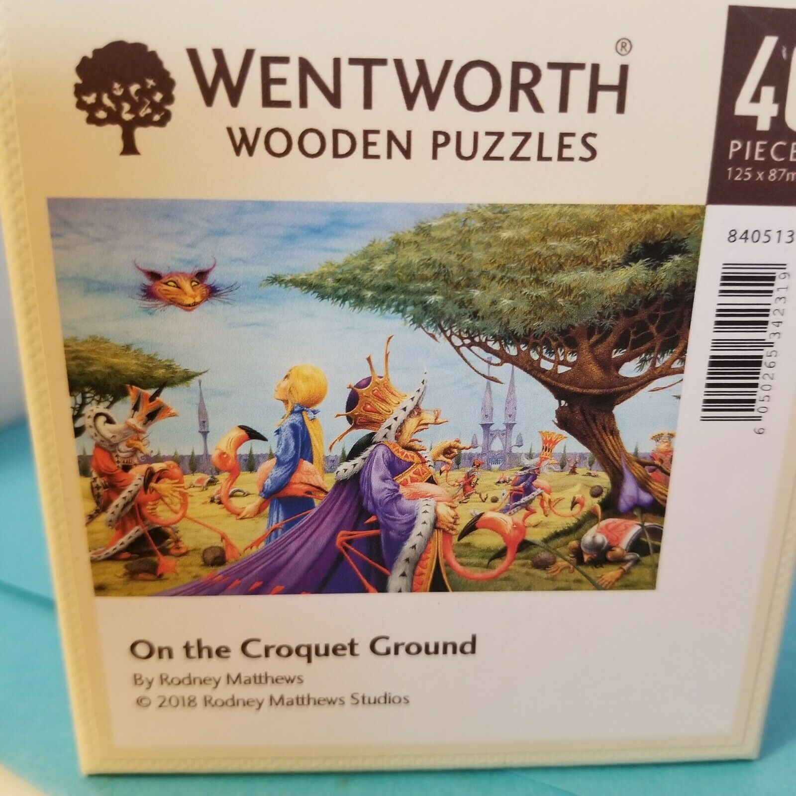 Wentworth Wooden Puzzles 40 Pieces "on The Croquet Ground" 840513