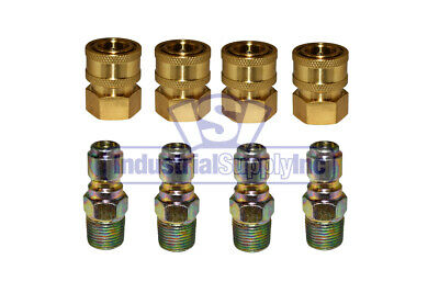 Pressure Washer | Quick Connects | 3/8" Female Npt Socket | 3/8" Male Npt Plug