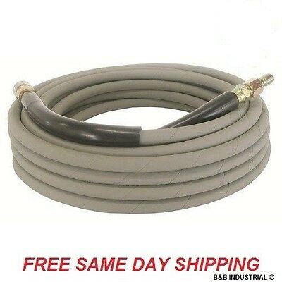 50' Pressure Washer Hose Non-marking - 4000 Psi, 50 Ft Length W/ Qc Industrial