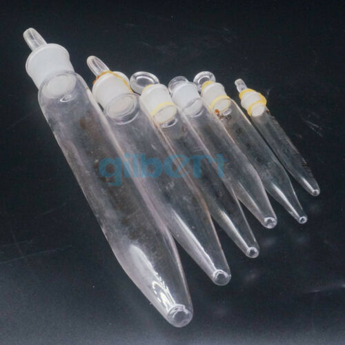 5-100ml Lab Glass Conical Bottom Centrifuge Tube Scaled With Stopper Glassware