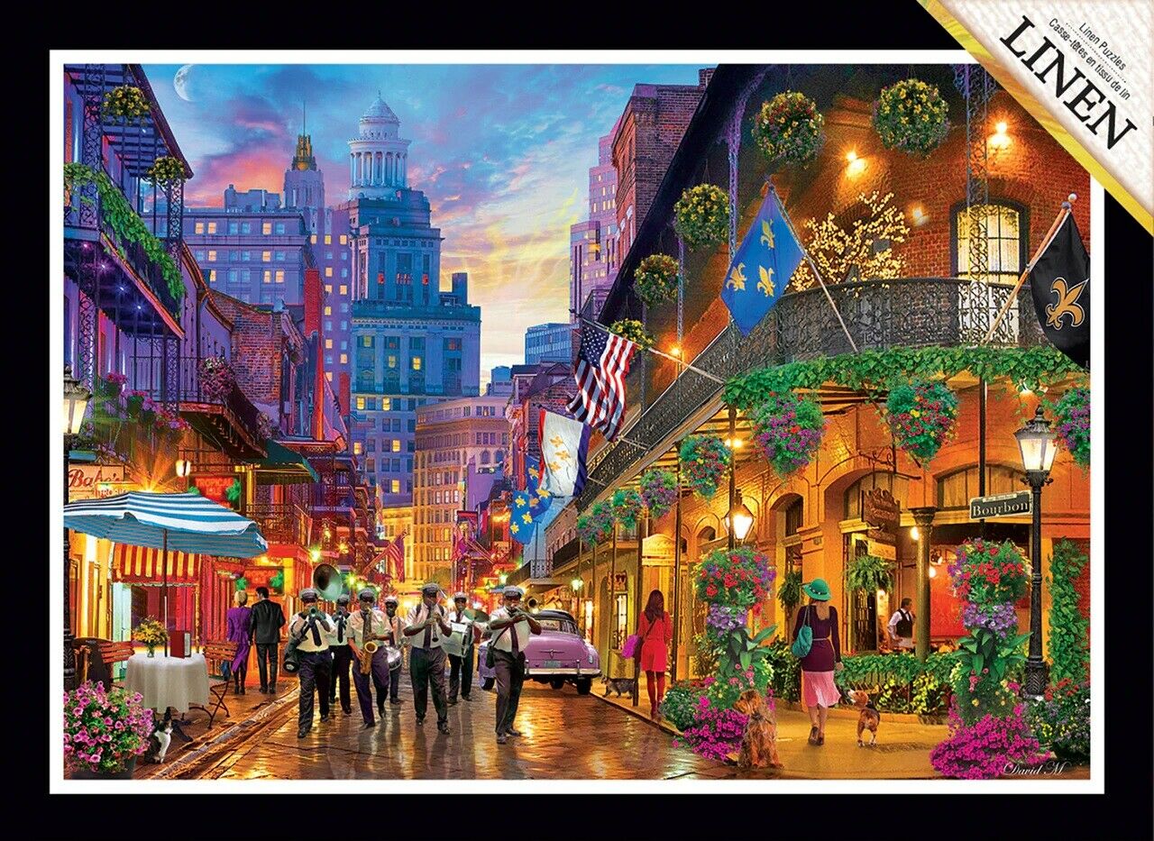 Jigsaw Puzzle Explore America New Orleans Louisiana Street Parade 1000 Piece New