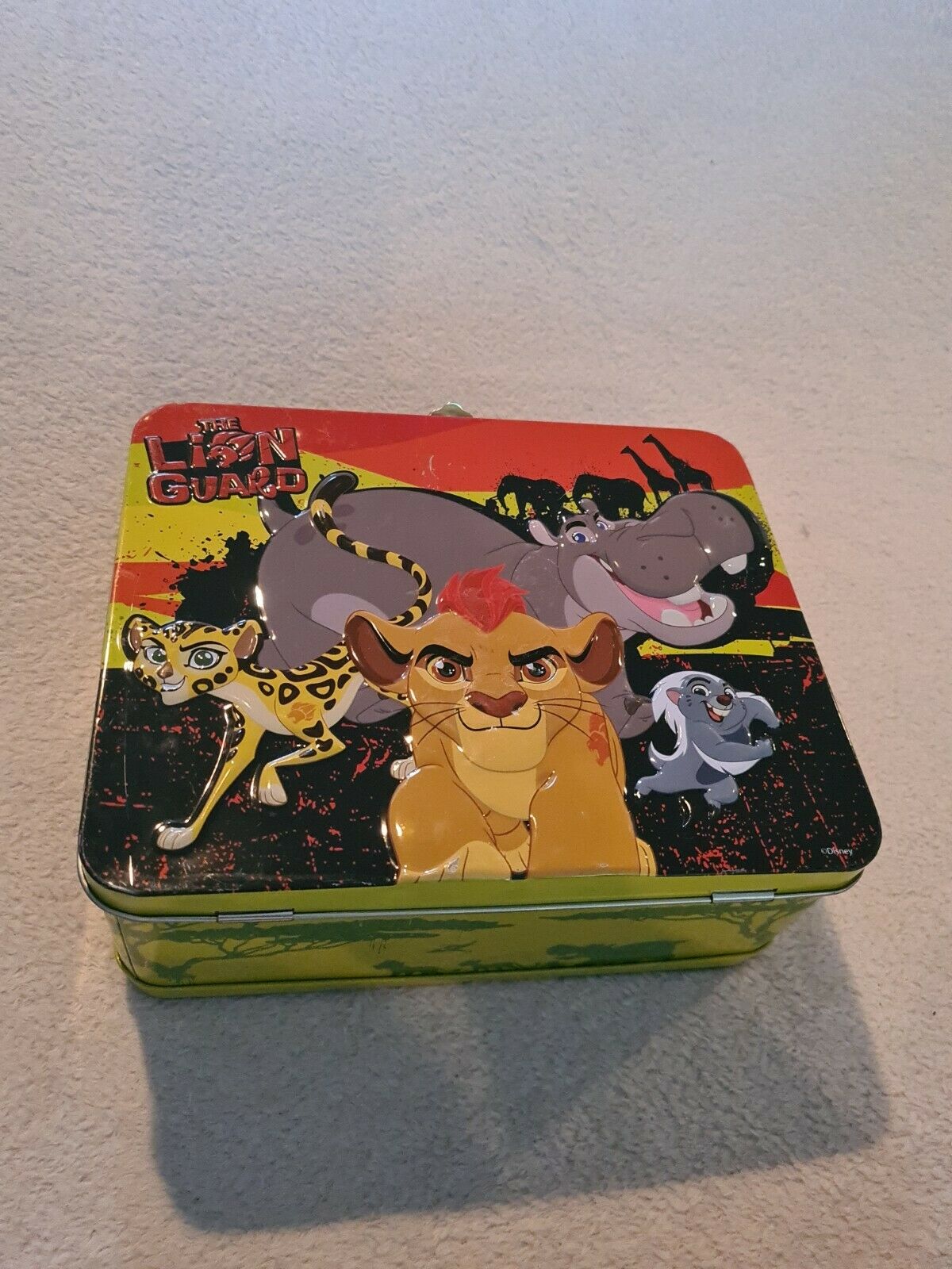 The Lion Guard Puzzle Tin Lunch Box