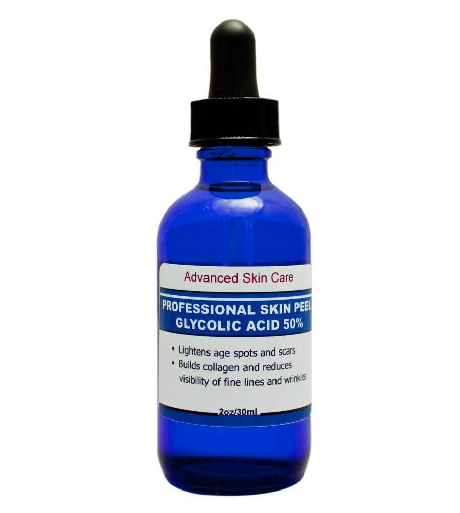 Glycolic Acid 50% Chemical Peel Kit 100% Pure! Acne-scars-wrinkles, Anti Aging