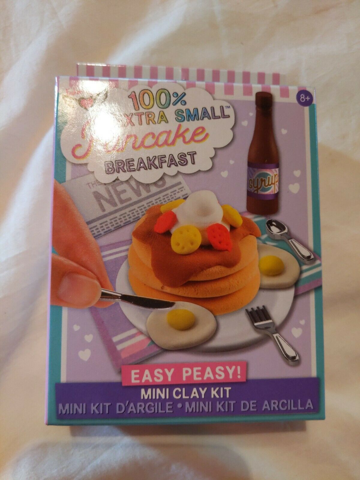 Fashion Angels Easy Peasy Mini Clay Kit Pancake Breakfast 100% Extra Small~ New