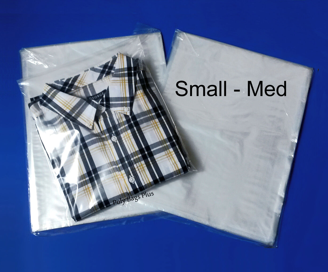 100 1000 9x12" Plastic Bag Tee Shirt 1mil Clear Open Top T-shirt Poly Bags