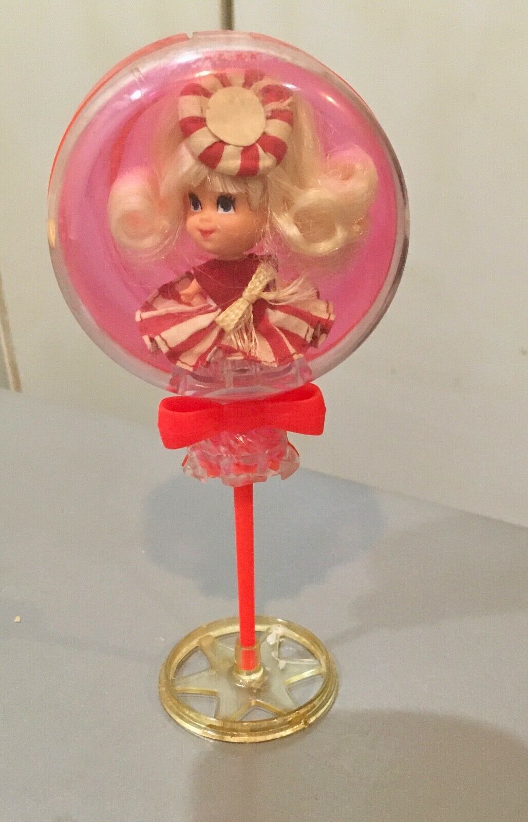 Vintage Liddle Kiddle  1969 Lolli Mint Lollipop Doll Peppermint