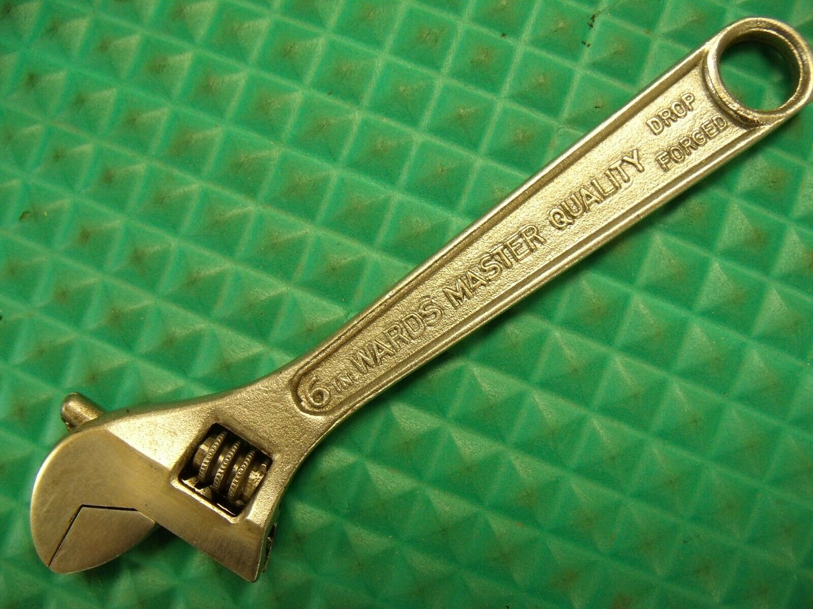 Vintage "wards Master Quality" Drop Forged Molybdenum Alloy 6" Adj. End Wrench