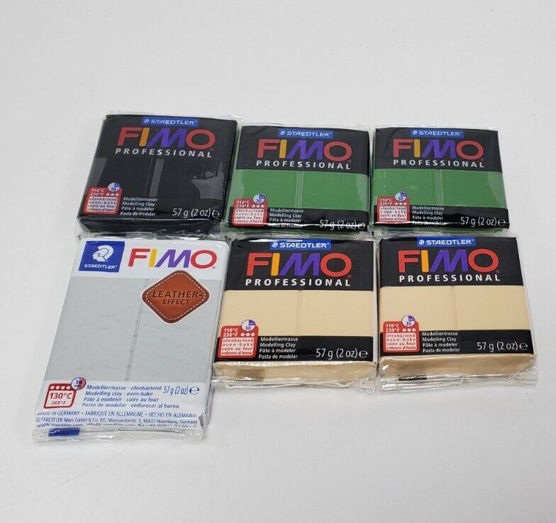 Fimo Professional Clay Lot New