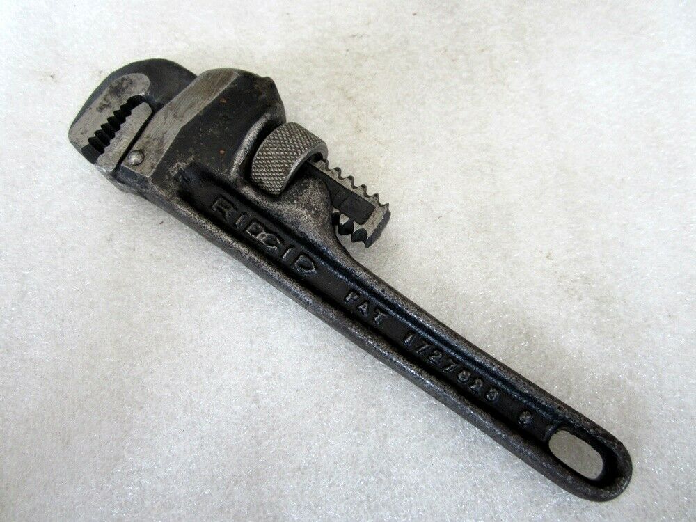 Ridgid 6" Pipe Wrench Heavy Duty Steel Black Paint Made In Usa
